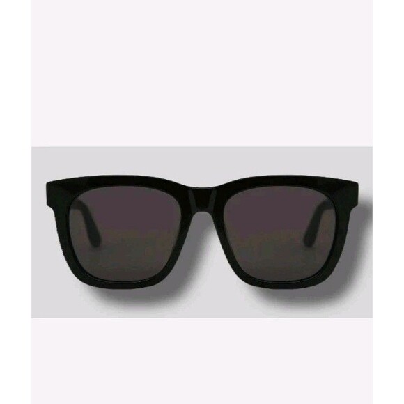 $397 Saint Laurent SLM24/K 005 Unisex Black Square Sunglasses Shades‎ 55-19-145 main image 4